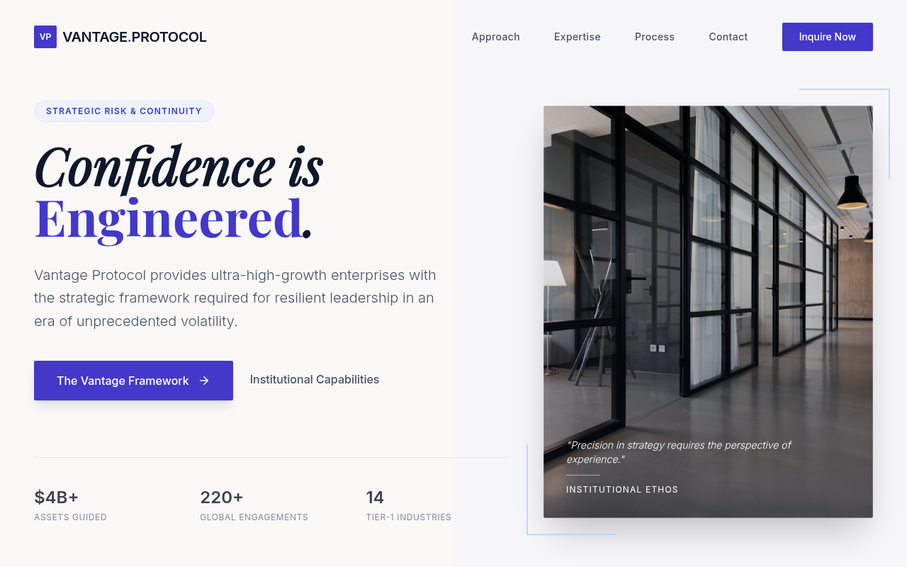 Vantage Protocol   Strategic Advisory