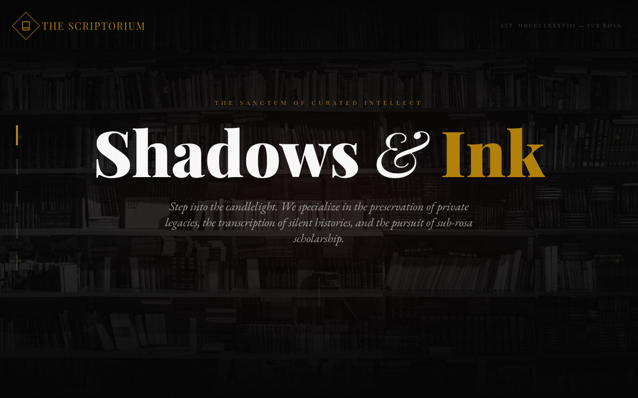 The Scriptorium Of Shadow & Ink