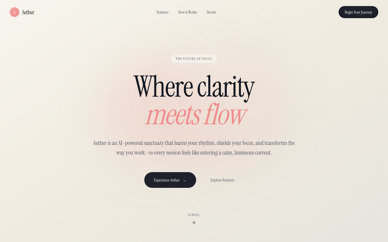 Gradient Landing Page