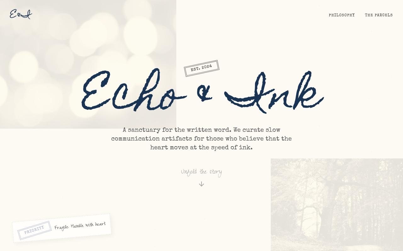 Echo & Ink   Handcrafted Slow Journaling