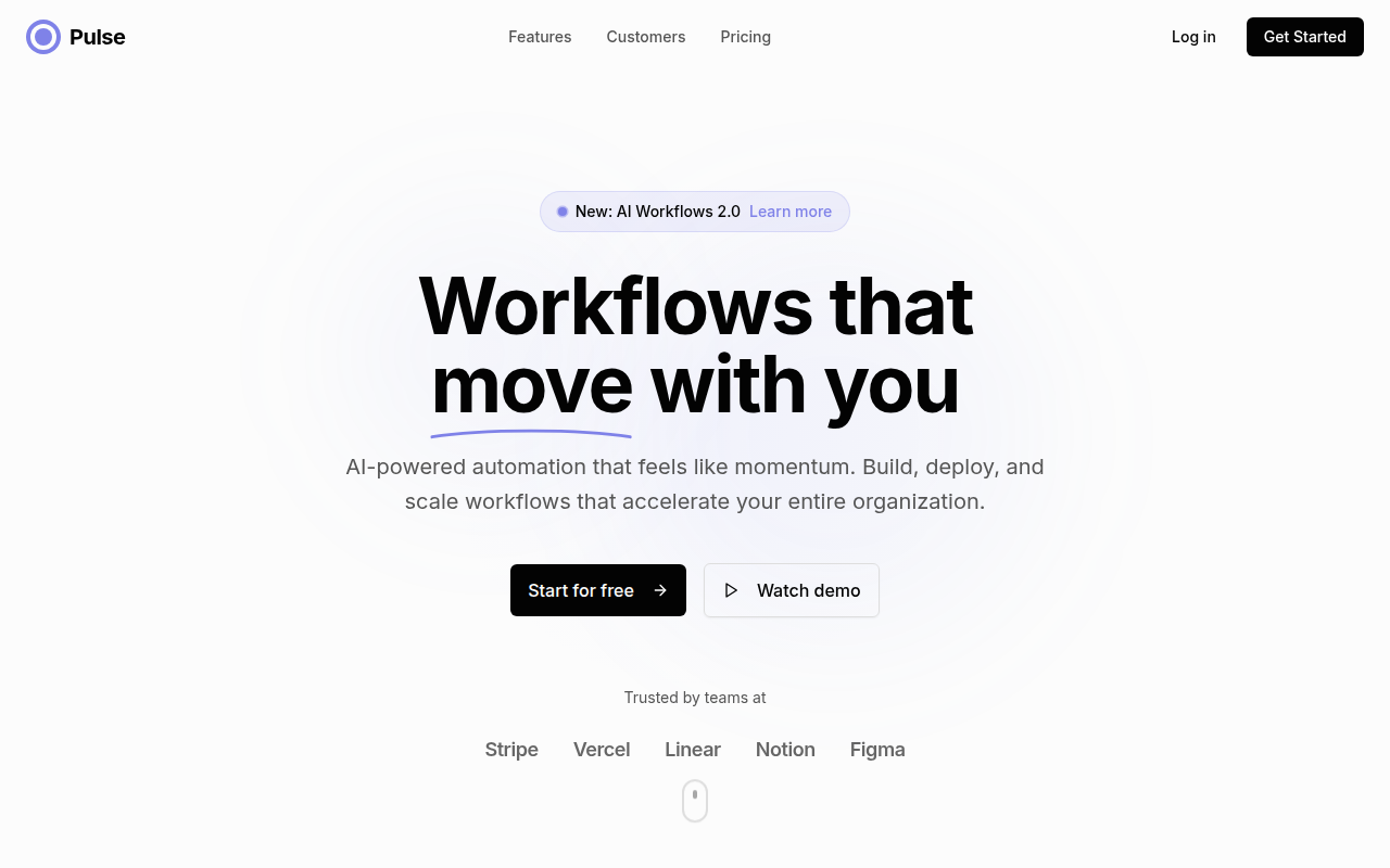 Landing Page Concept