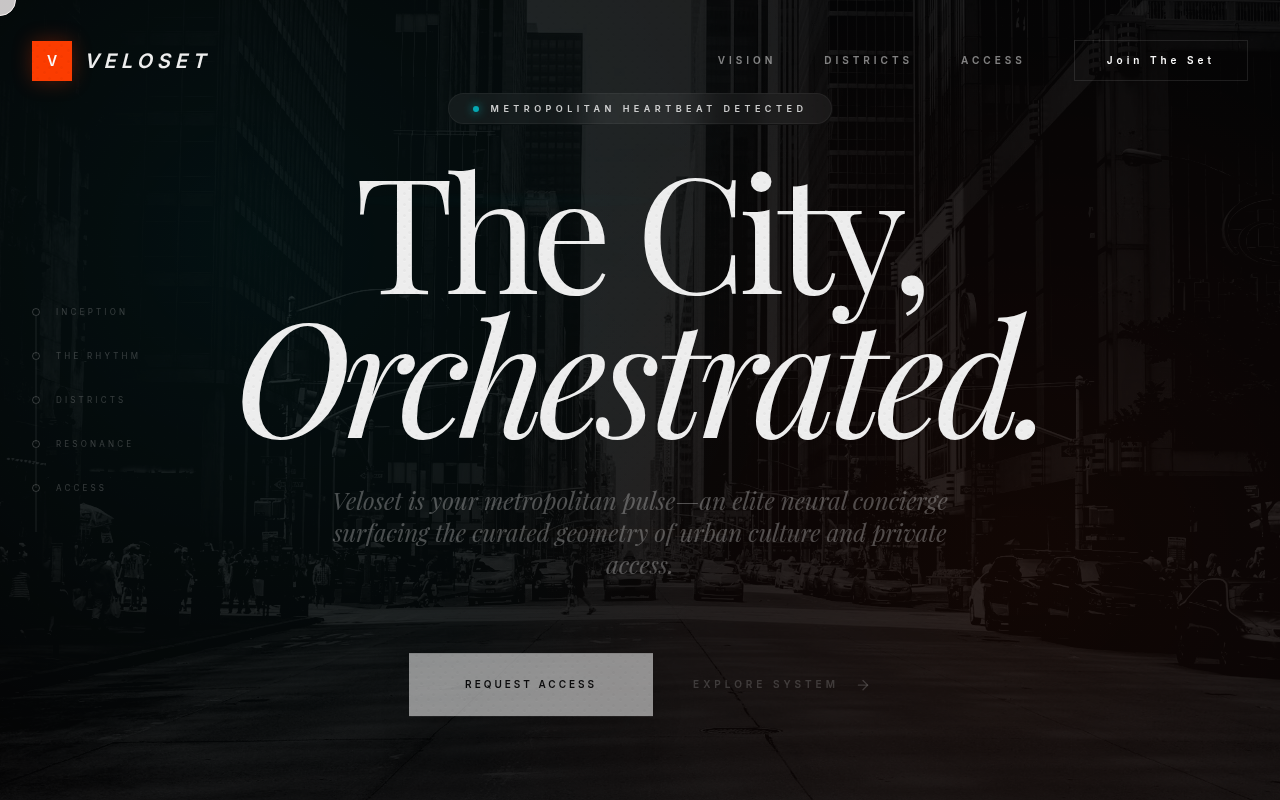 Veloset   The City, Orchestrated