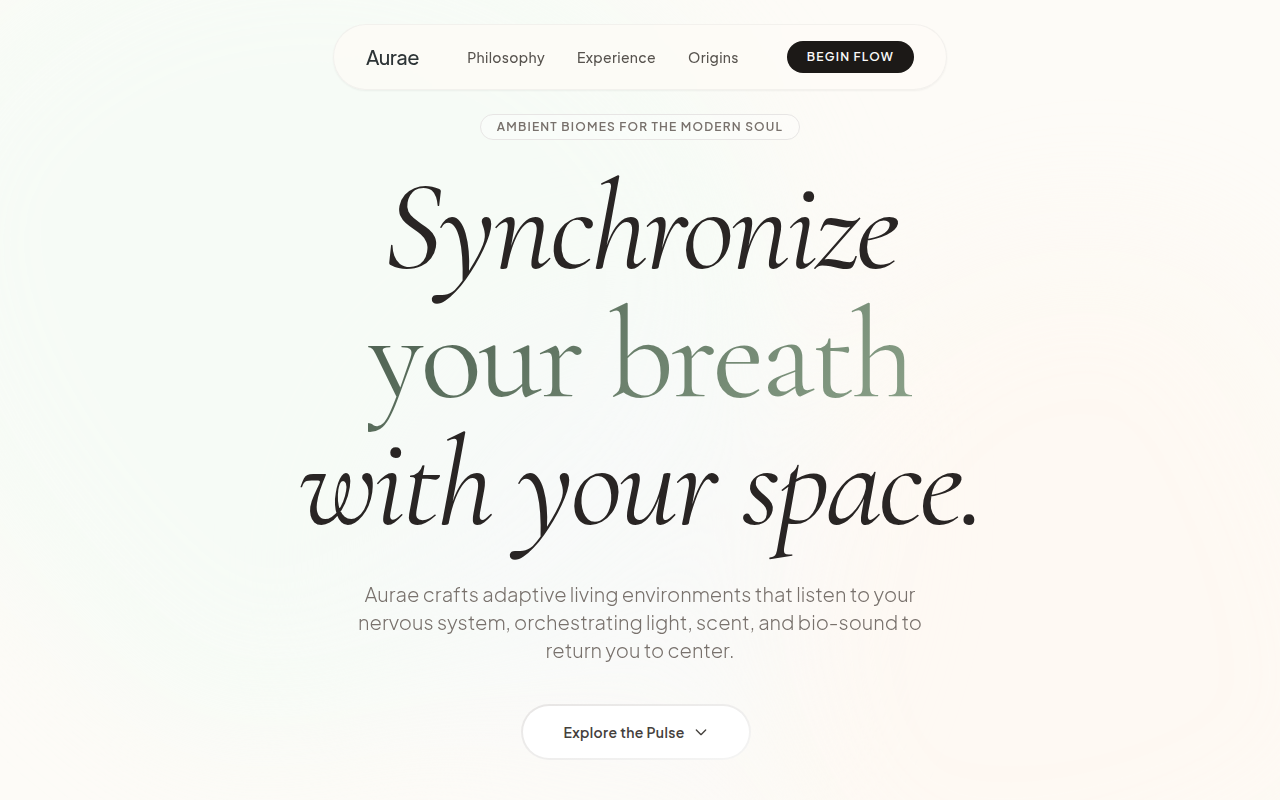 Aurae   Sensory Biome Orchestration