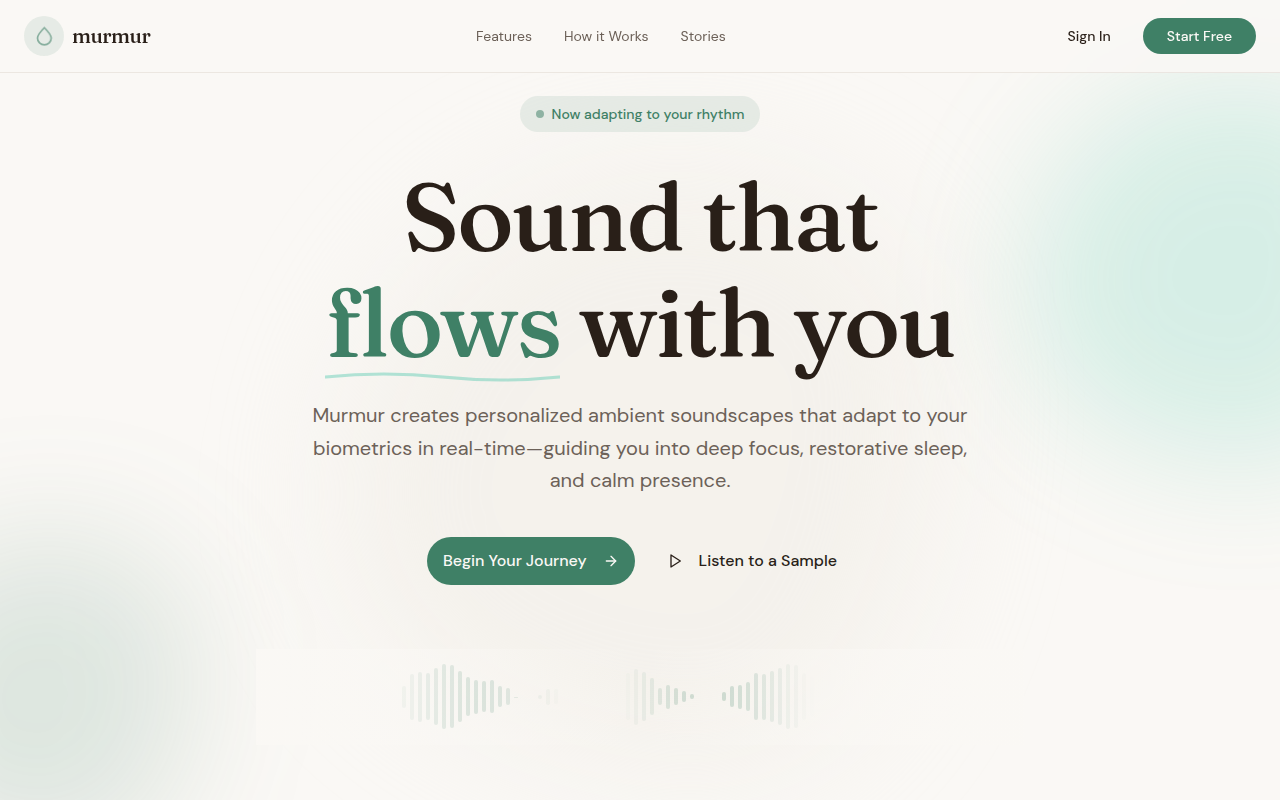 Organic Landing Page Design