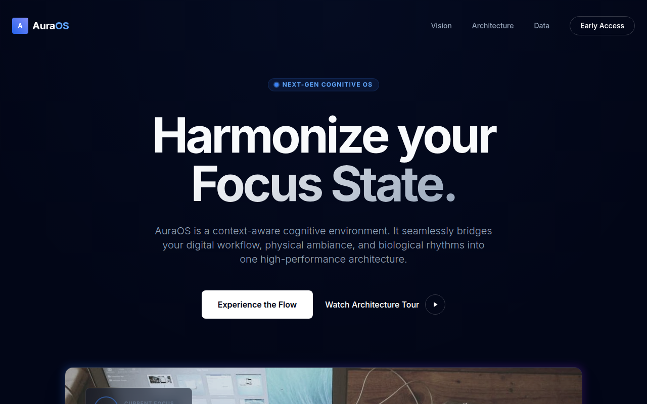 Auraos   Cognitive Environment Architecture