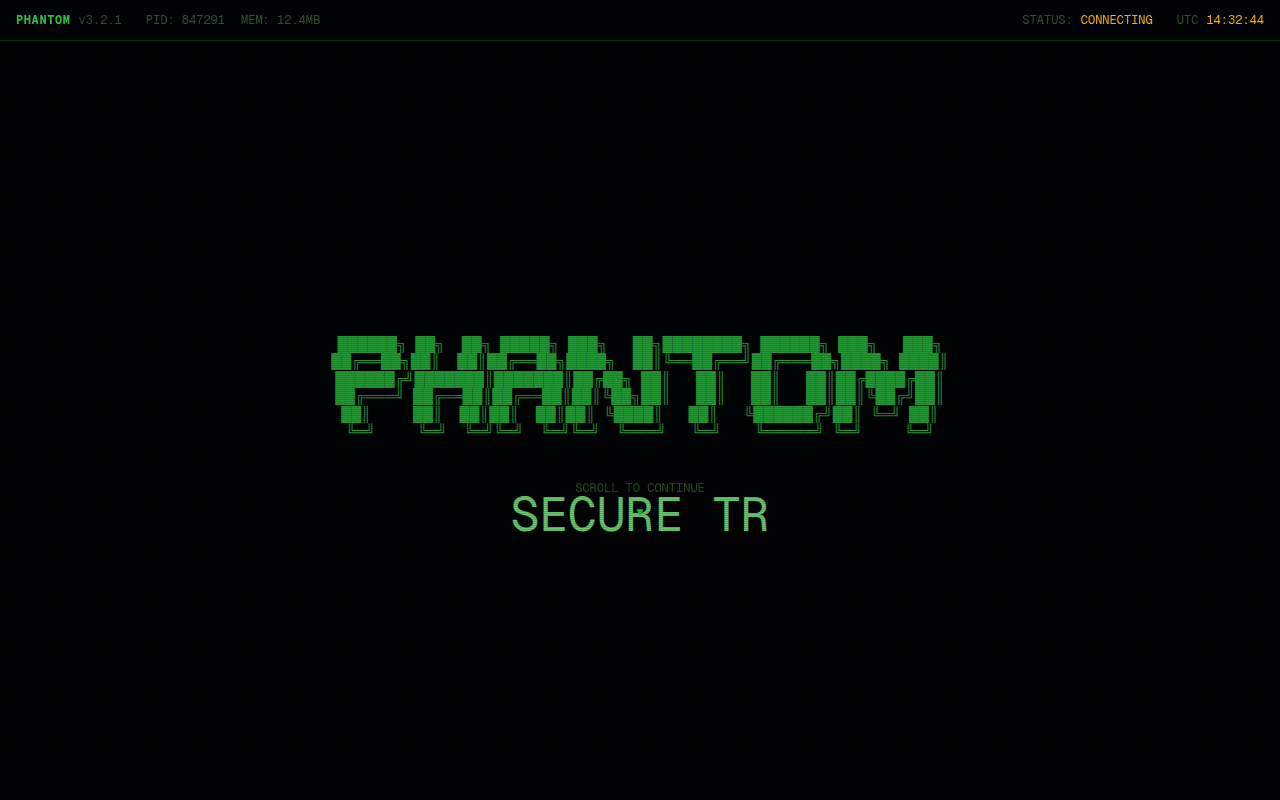 Terminal Landing Page