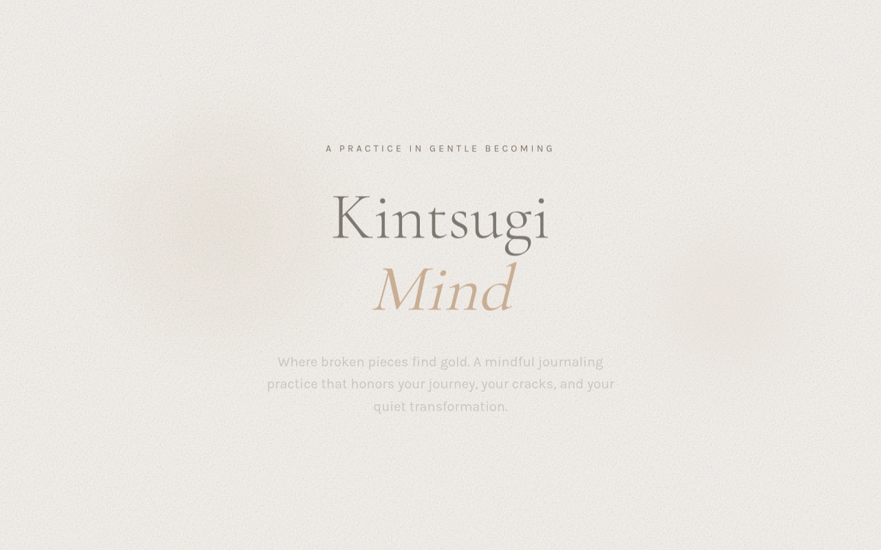 Wabi Sabi Landing Page